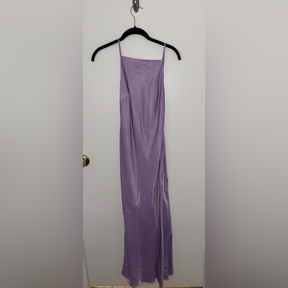 Abercrombie & Fitch Lavender Backless Maxi Dress